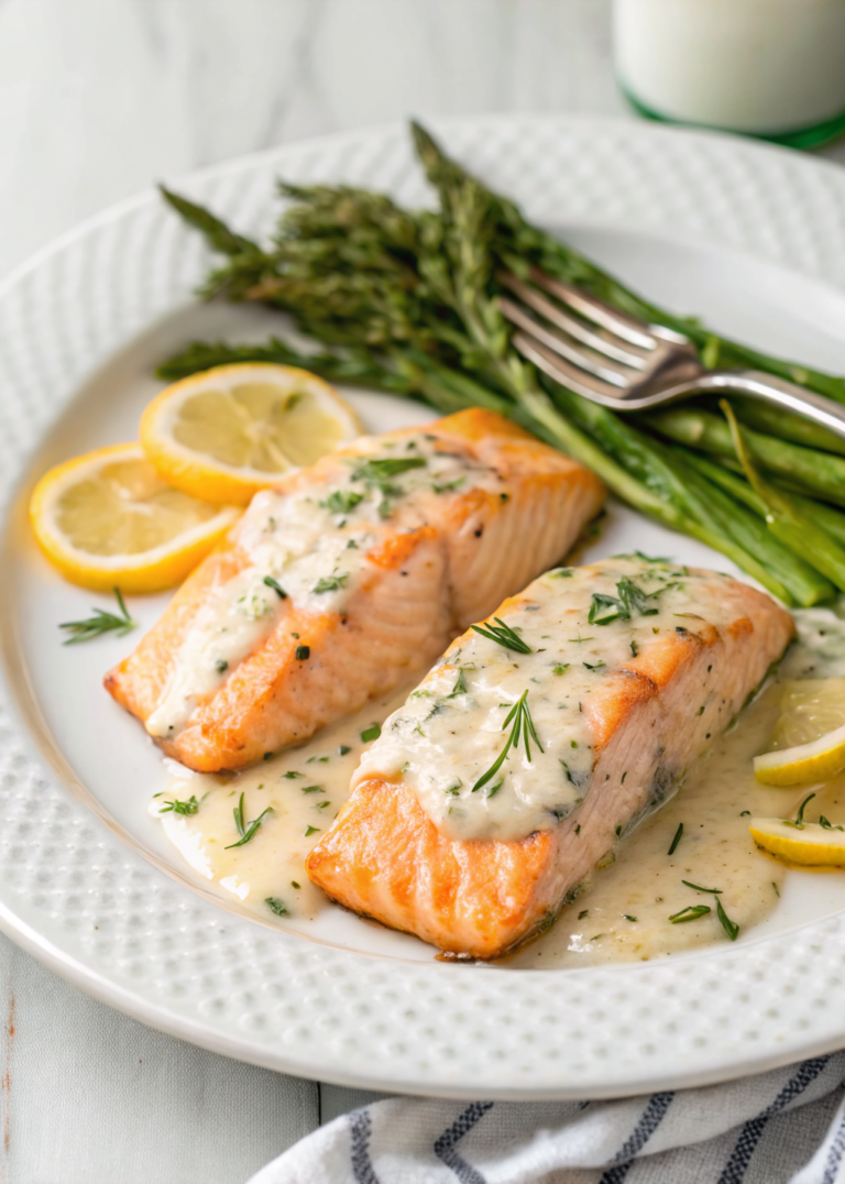 Creamy Lemon Dill Salmon