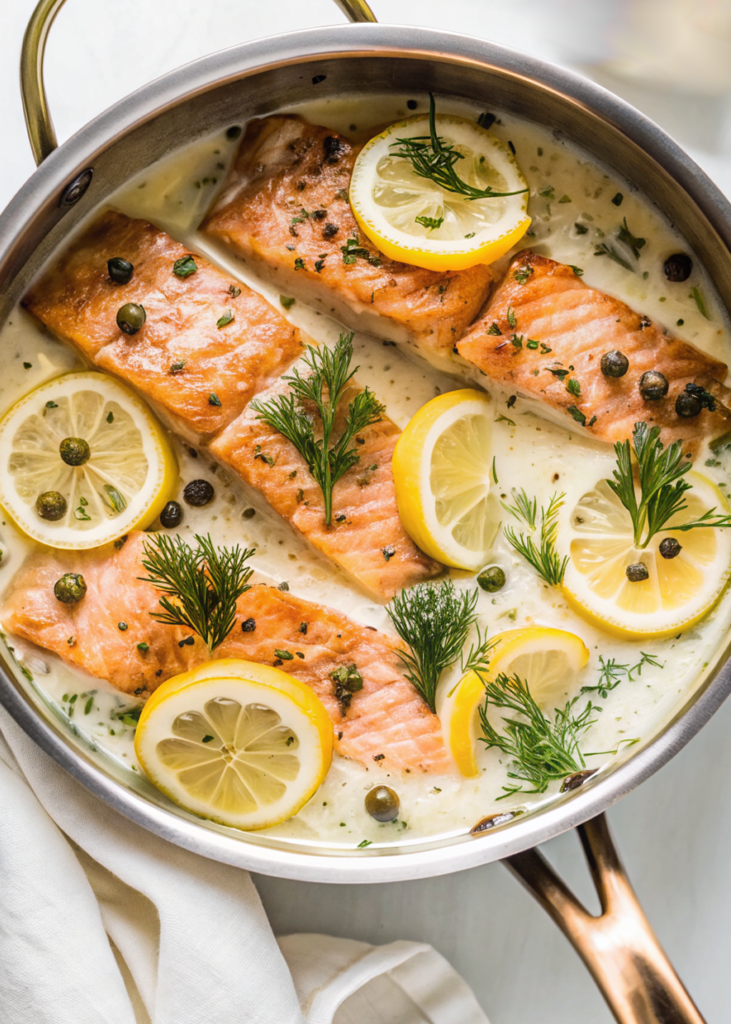 Creamy Lemon Dill Salmon