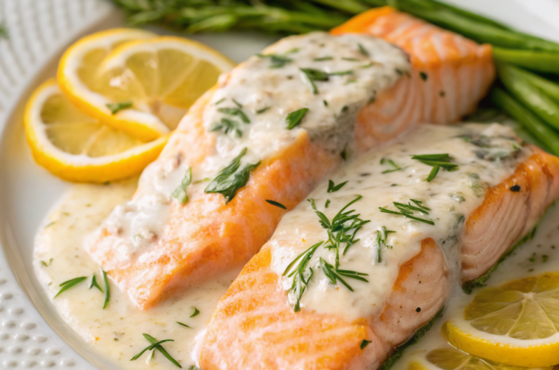 Creamy Lemon Dill Salmon