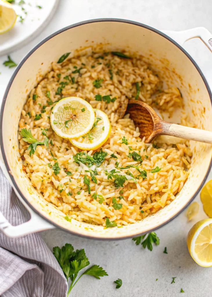 Lemon Orzo