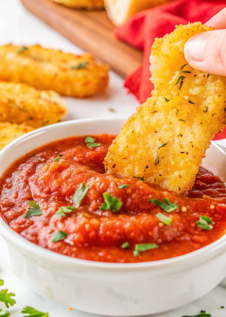 Air Fryer Mozzarella Sticks