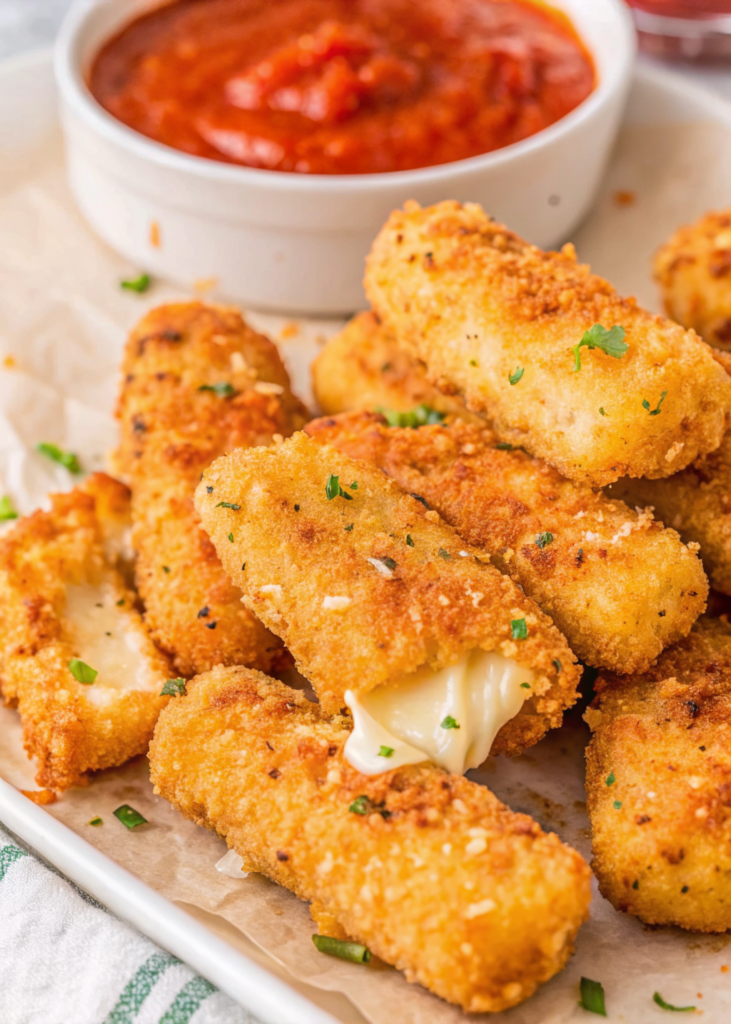 Air Fryer Mozzarella Sticks