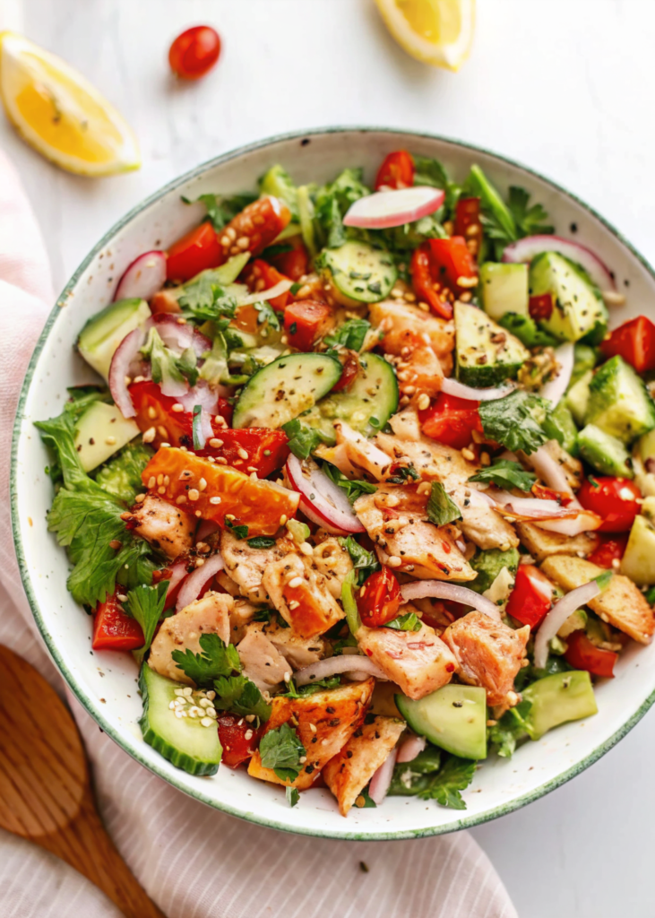 Chopped Salmon Salad