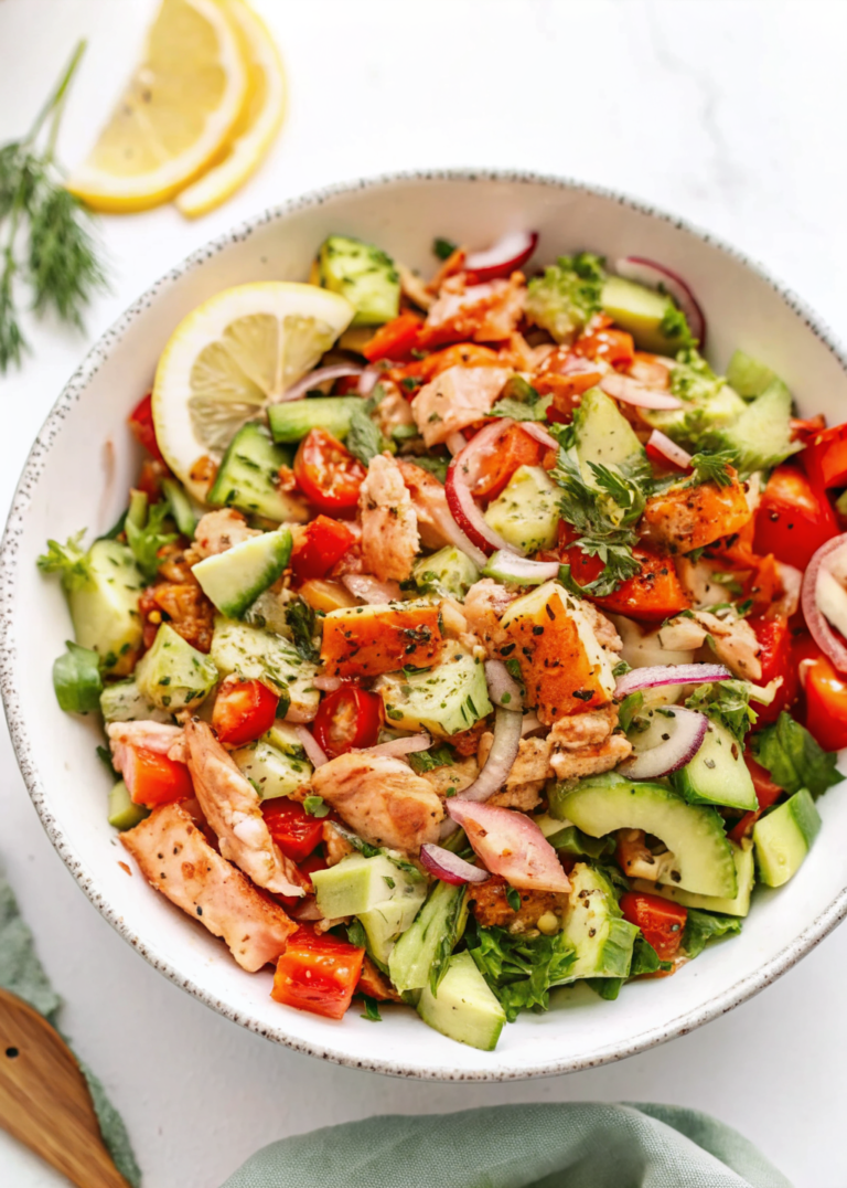 Chopped Salmon Salad