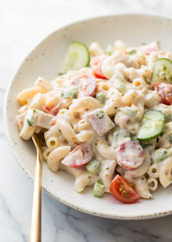 Creamy Tuna Pasta Salad