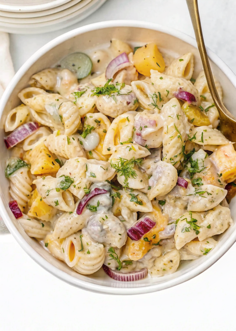 Dill Pickle Pasta Salad