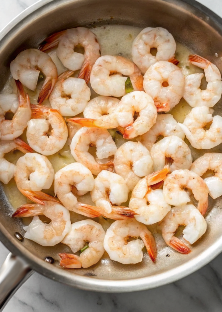 Easy Creamy Shrimp and Broccoli Pasta