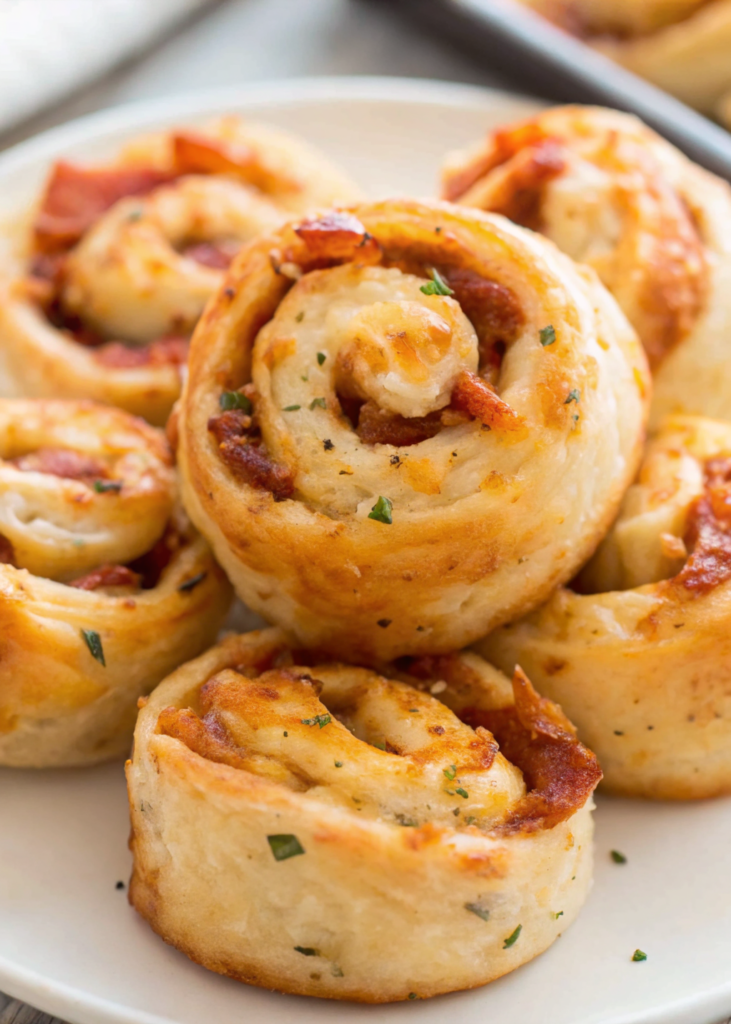Easy Pizza Pinwheels Recipe