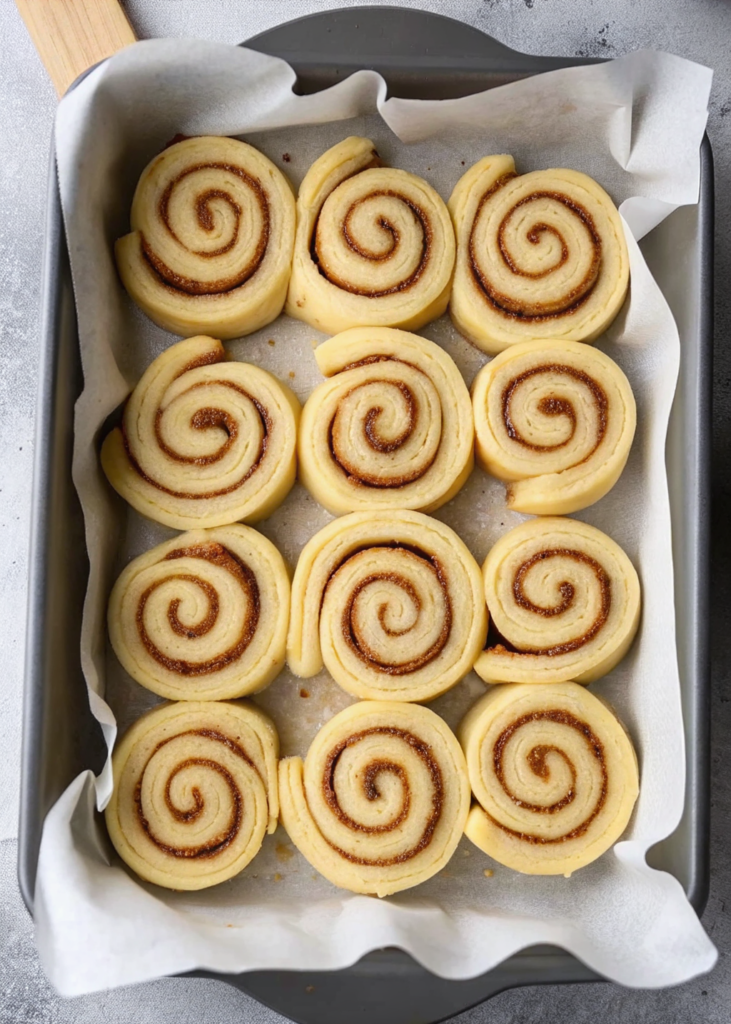 Eggnog Cinnamon Rolls