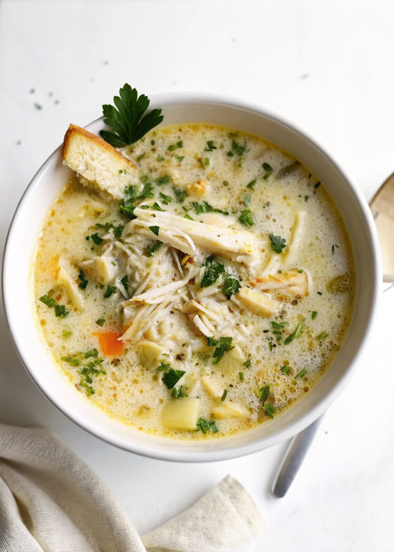 Garlic Parmesan Chicken Soup Recipe