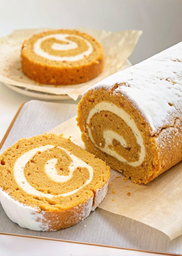 Pumpkin Roll (Cake)