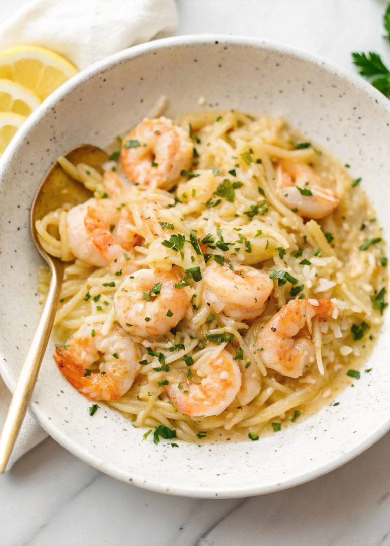 Shrimp Scampi Orzo