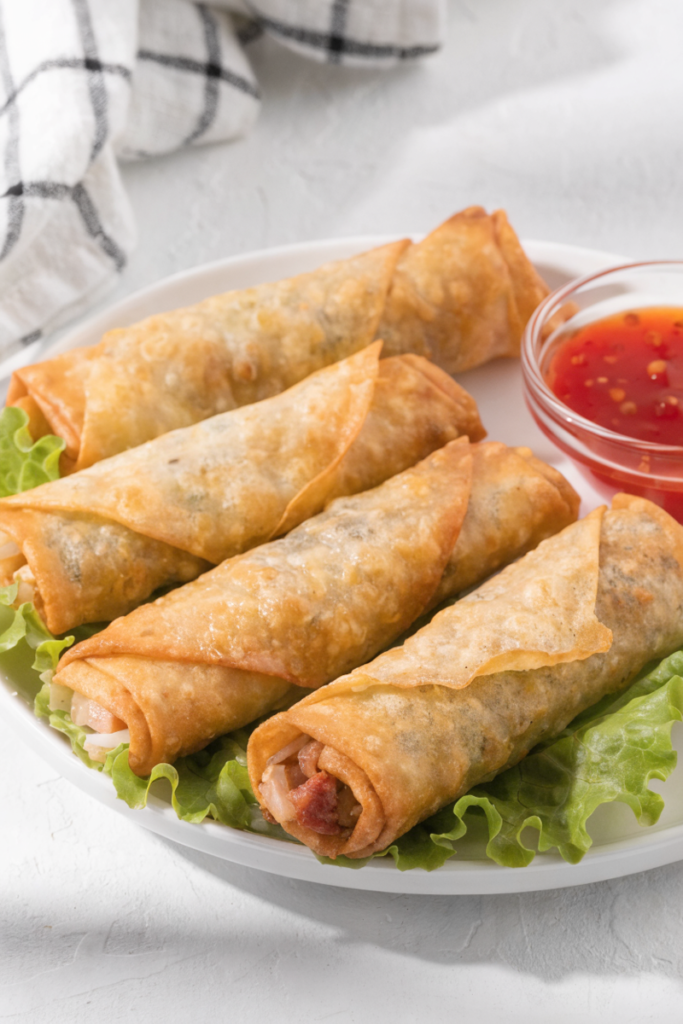Air Fryer Frozen Egg Rolls