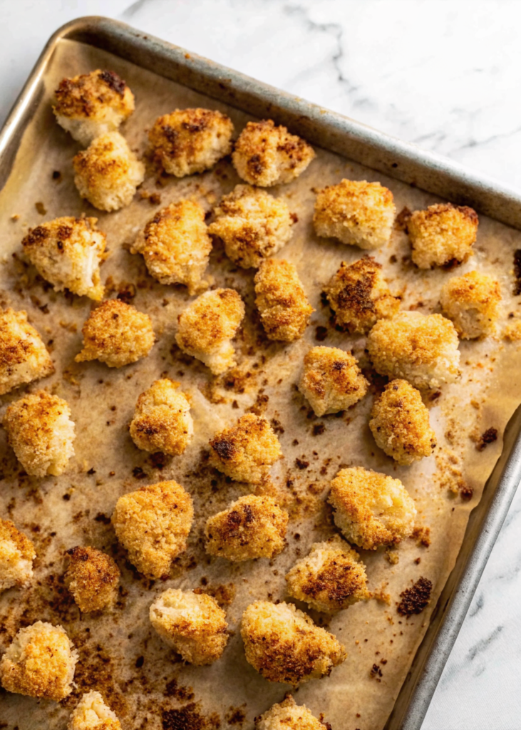 Cheesy Buffalo Cauliflower Wings