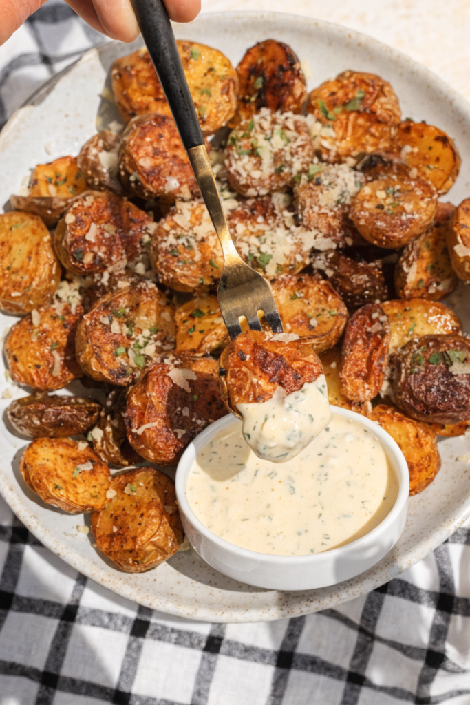 Crispy Parmesan Potatoes