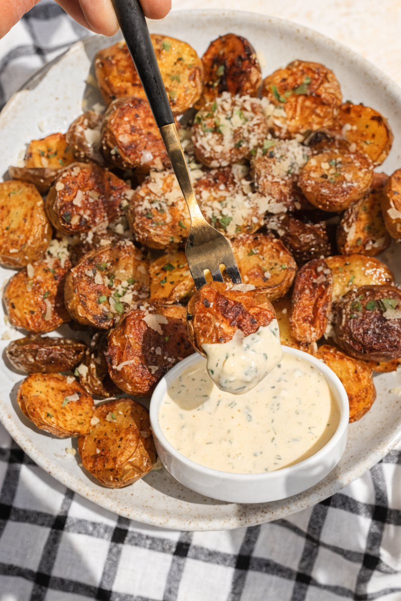 Crispy Parmesan Potatoes