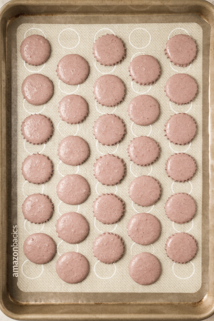 Dark Chocolate Sea Salt Macarons