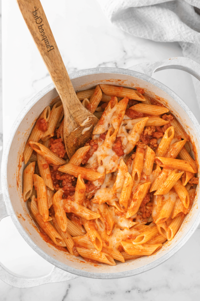 Ground Beef and Pasta Bake