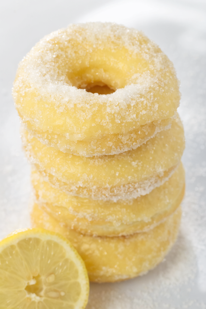 Lemon Sugar Baked Donuts