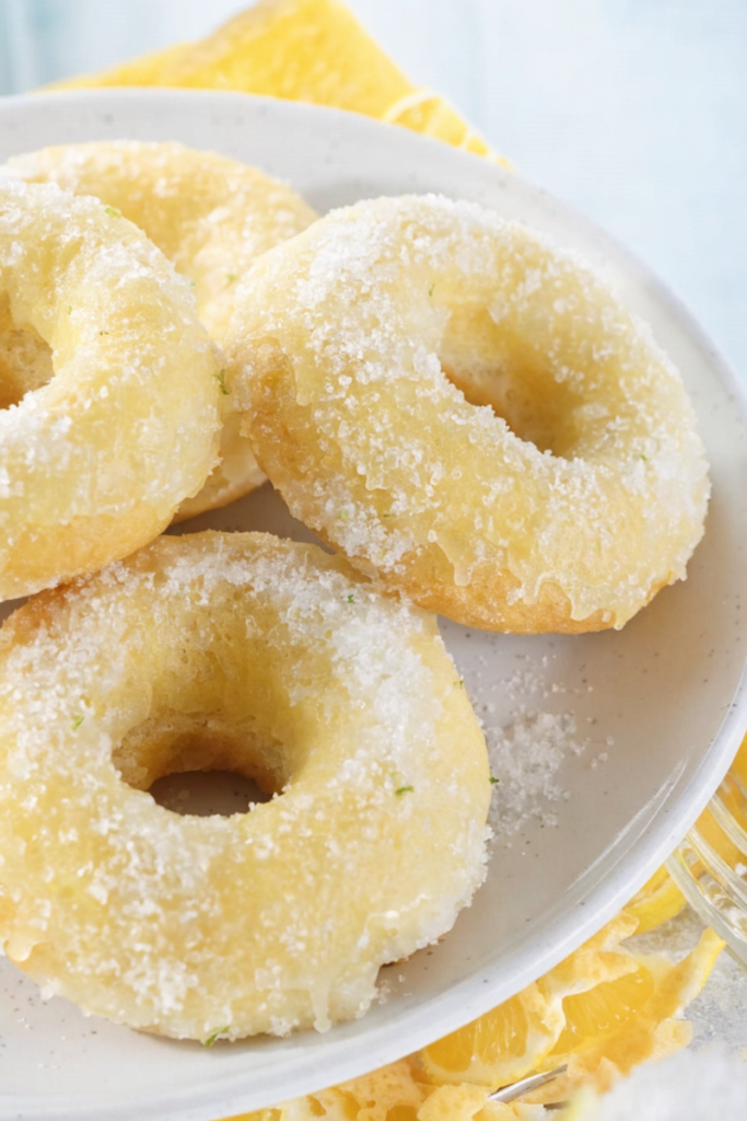 Lemon Sugar Baked Donuts