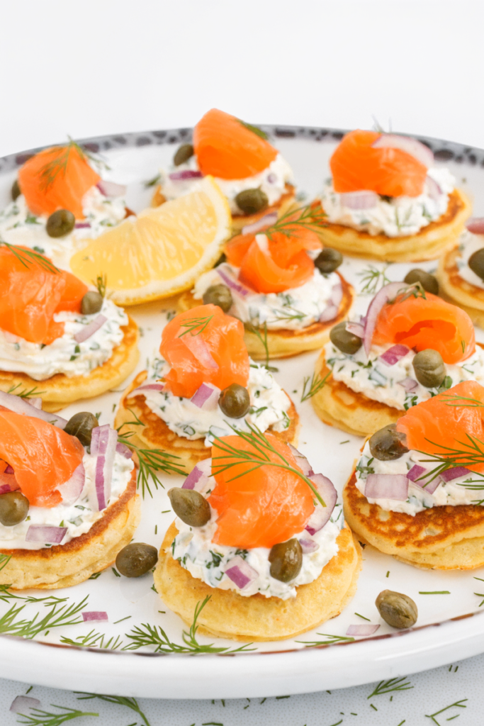 Smoked Salmon Blinis