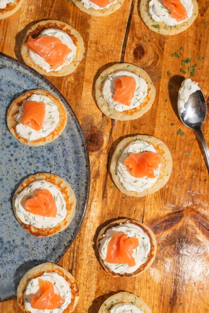 Smoked Salmon Blinis