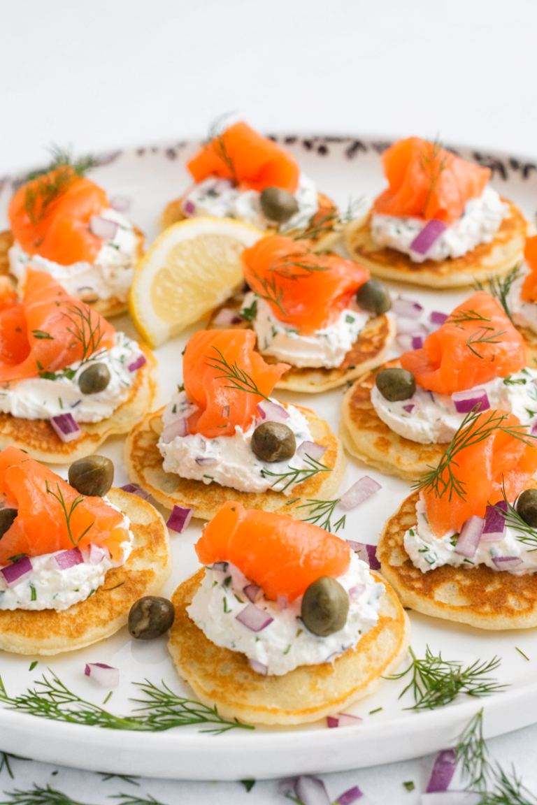 Smoked Salmon Blinis