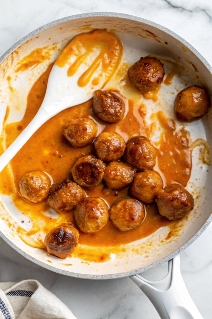 Spicy Buffalo Cauliflower Meatballs