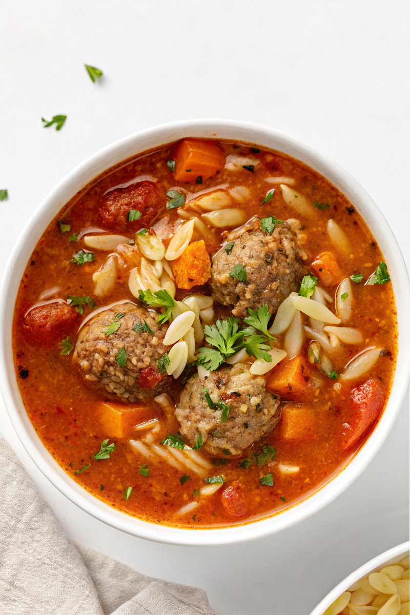 Turkish Meatball Soup