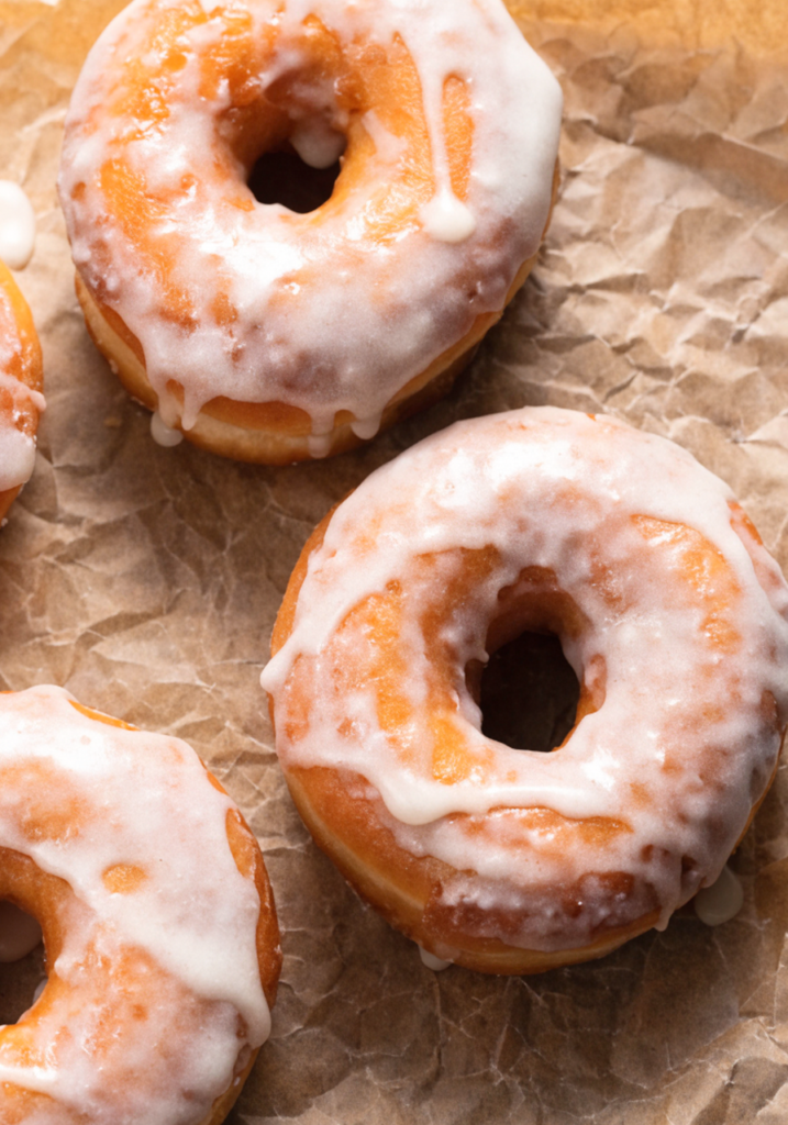 Baked Apple Cider Doughnuts with Maple Glaze