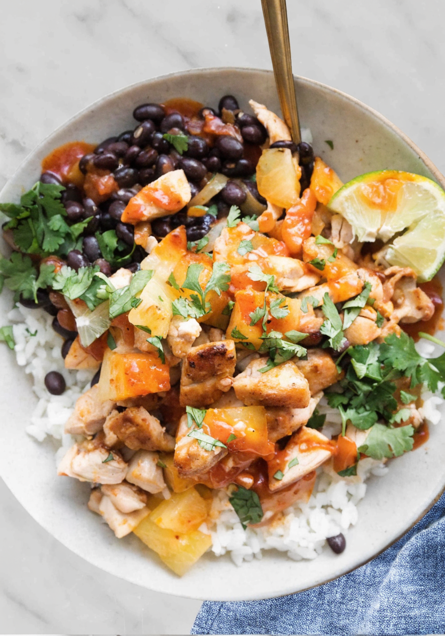 Chicken Al Pastor Bowls