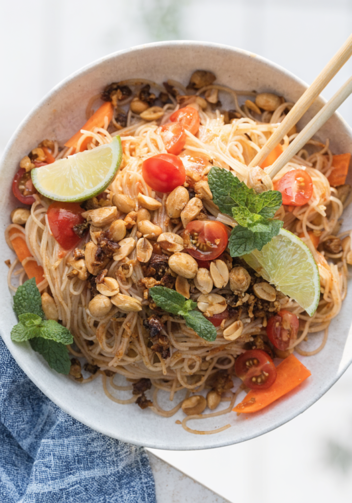 Chili Crisp Glass Noodle Salad