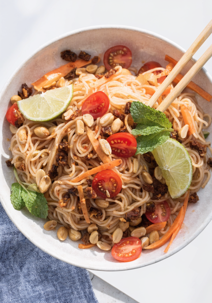 Chili Crisp Glass Noodle Salad