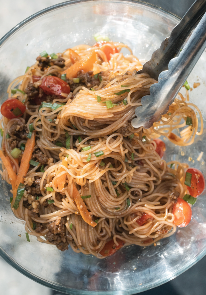 Chili Crisp Glass Noodle Salad