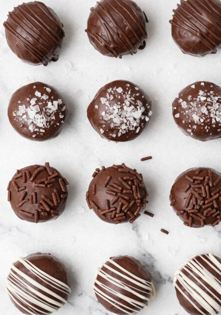 Chocolate Covered Cookie Dough Bites