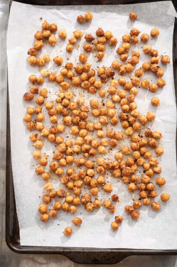 Crispy Chili Lime Chickpea Salad