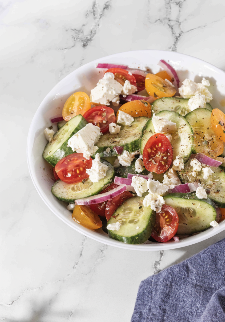 Cucumber Tomato Feta Salad
