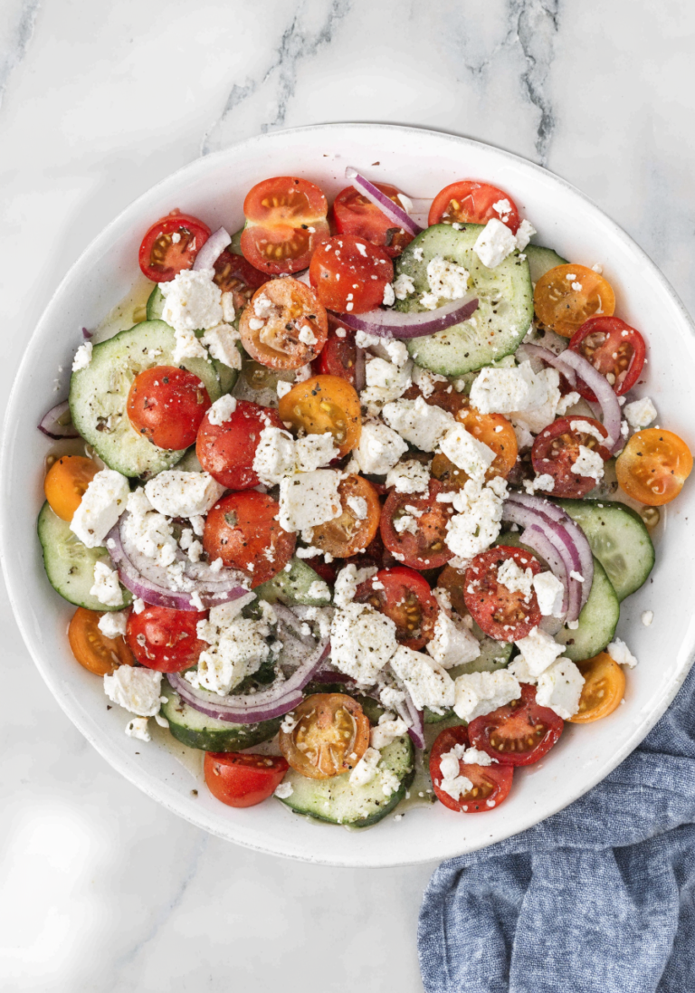 Cucumber Tomato Feta Salad