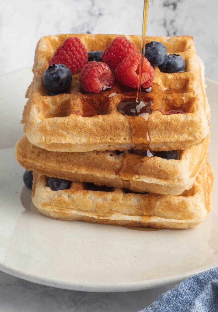 Easy Cottage Cheese Waffles