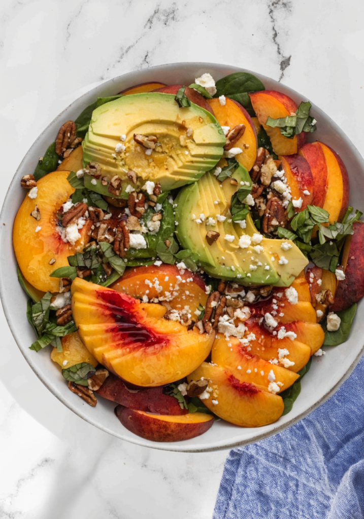 Fresh Peach Salad