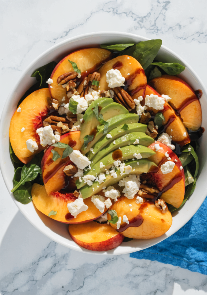 Fresh Peach Salad