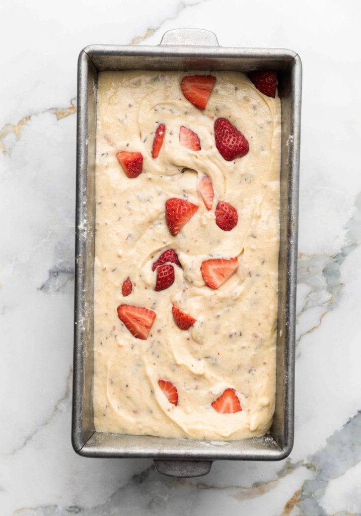 Glazed Strawberry Bread