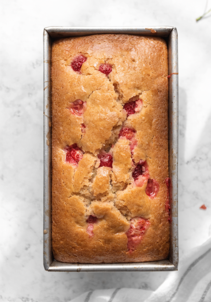 Glazed Strawberry Bread