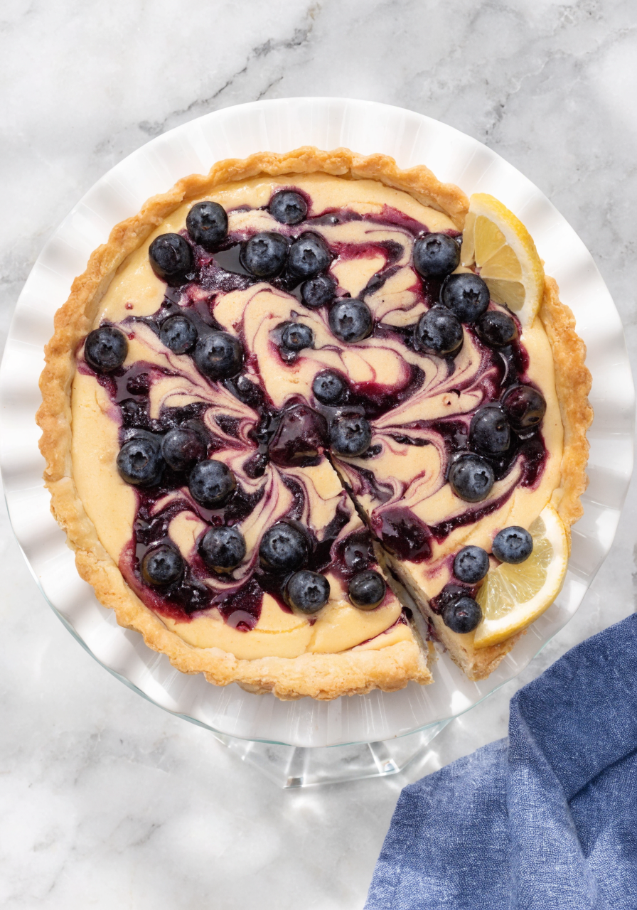 Lemon Blueberry Tart