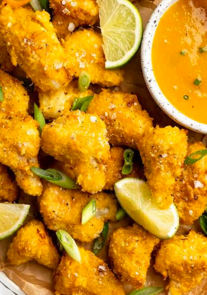 Mango Habanero Cauliflower Wings 