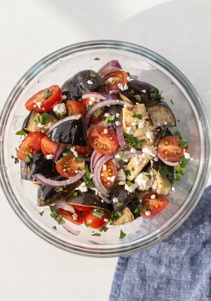Mediterranean Eggplant Salad