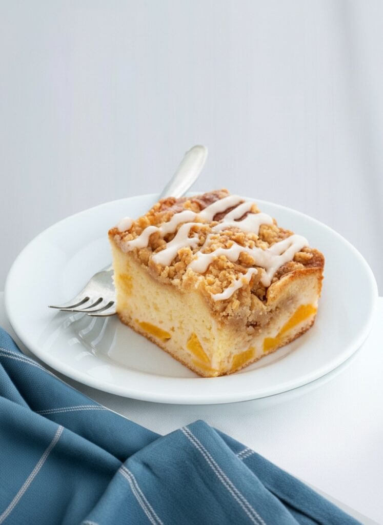 Easy Peach Coffee Cake