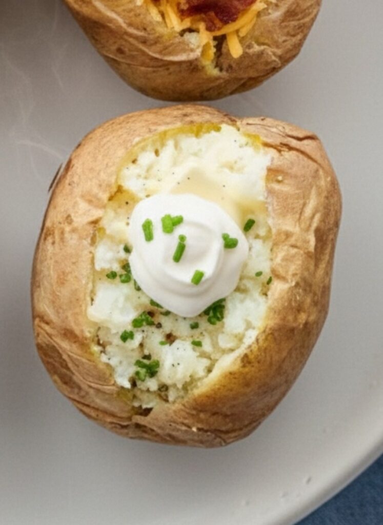 Microwaved Baked Potato