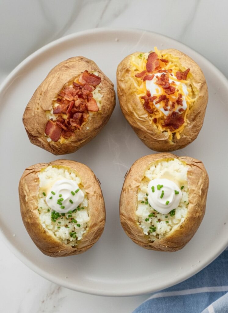 Microwaved Baked Potato