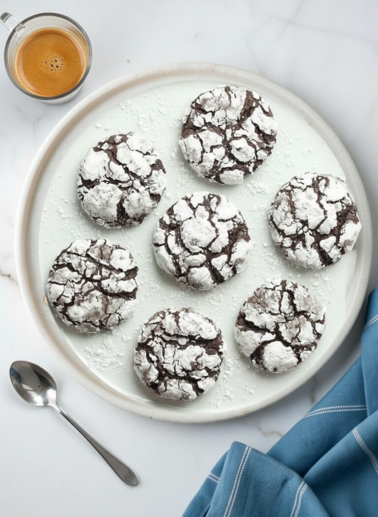 Brownie Crinkle Cookies Recipe